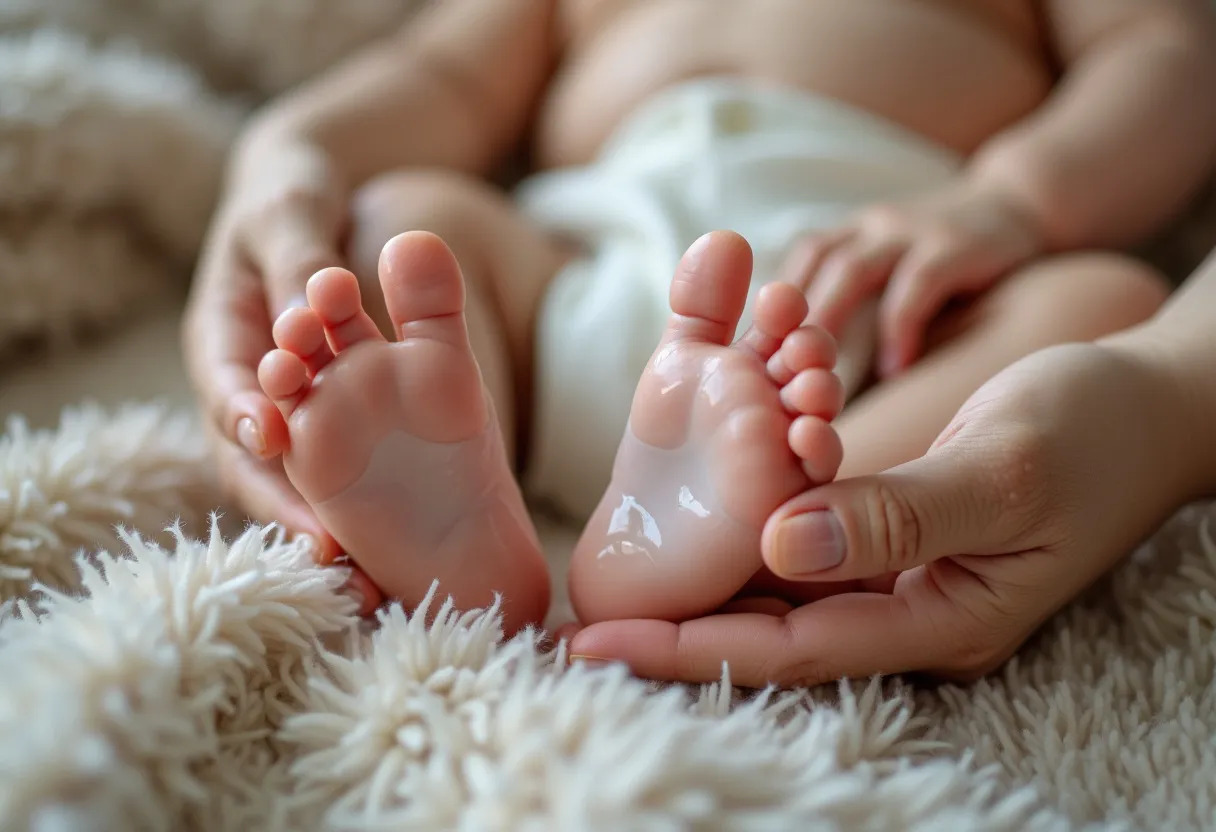 bébé pieds