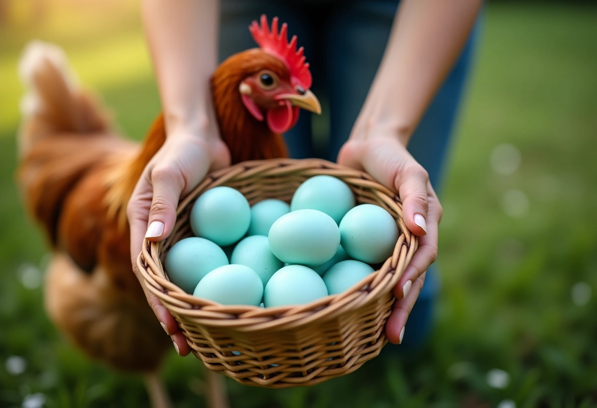 poules jardin